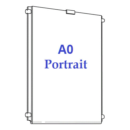 A0 Acrylic Poster Holders