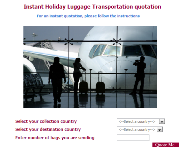 Logistics = Holiday Luggage (Exports) 