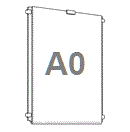 A0 Acrylic Poster Holders