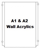 A1 & A2 Acrylic Poster Holders (Side)
