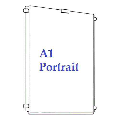 A1 Acrylic Poster Holders