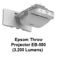 Throw Projector - Epsom EB580
