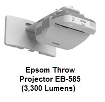 Throw Projector - Epsom EB585
