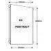 A4 Portrait Acrylic Pocket