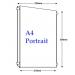 A4 Portrait Acrylic Poster Holders