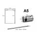 A5 Hook On Acrylics - Measurements