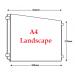 A4 Landscape Acrylic Poster Holders