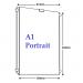 A1 Portrait Acrylic Poster Holders