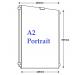 A2 Portrait Acrylic Poster Holders
