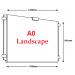 A0 Landscape Acrylic Poster Holders