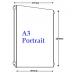 A3 Portrait Acrylic Poster Holders