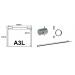A3L Hook On Acrylics - Components