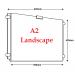 A2 Landscape Acrylic Poster Holders